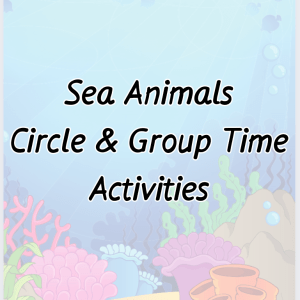 Under the Sea Themed Activity Bundle: Circle Time, Coloring Sheets, Tracing Worksheets, Visuals & Matching Stimuli for Kids